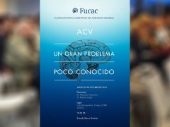 Actividades Fucac: Afiche para el Día Mundial de lucha contra el ACV 2015.