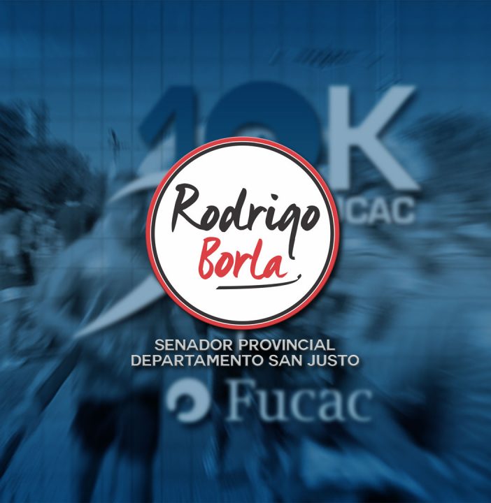 Maratón Solidaria Fucac 2018: Senador Provincial Rodrigo Borla.